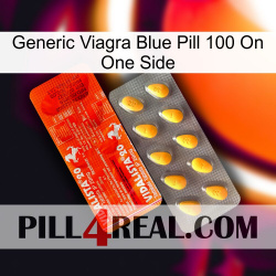 Generic Viagra Blue Pill 100 On One Side